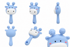 Silicon rattle teether