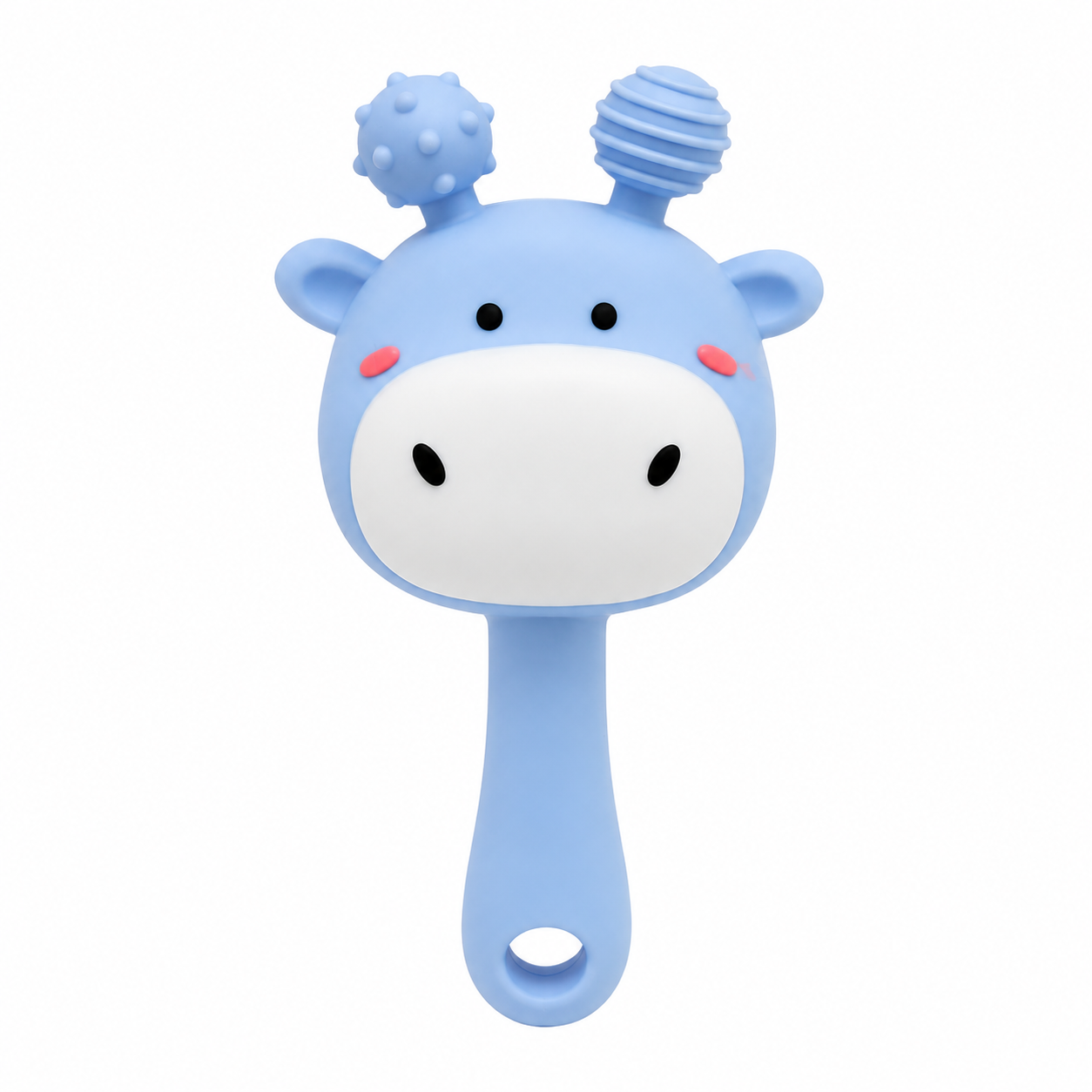 Silicon rattle teether